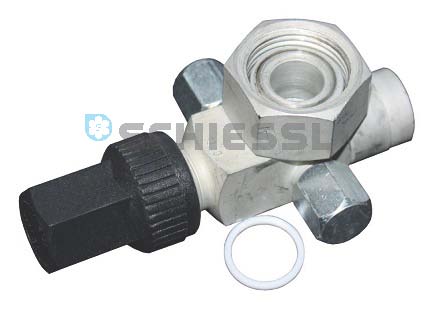 více o produktu - Ventil rotalock, včetně těsnění, R1-14  8032025, (2852365, 50371050),16mm, Copeland